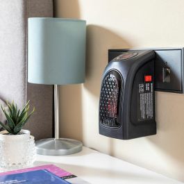 Mini Calefactor de Enchufe Portátil Heatpod InnovaGoods 400 W Mini Calefactor de Enchufe Portátil Heatpod InnovaGoods 400 W