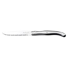 Lou Laguiole Set 6 Cuchillos Steaks Acero Inoxidable Tradition Bicolor 23 cm Acabado Brillo Saludable Higiénico Fácil Limpieza