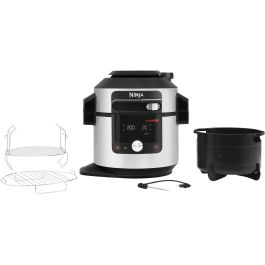Ninja OL750EU Olla Eléctrica Multifunción 14 en 1 7.5L SmartLid Multi Cooker Foodi MAX, Cocina a Presión y Freidora de Aire