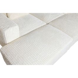 Sofá Home ESPRIT Crema Scandi 220 x 158 x 91 cm Sofá Home ESPRIT Crema Scandi 220 x 158 x 91 cm