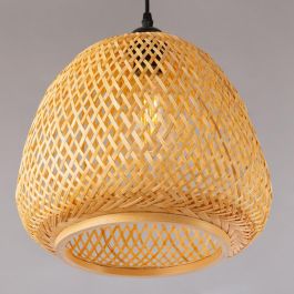 Lámpara Colgante Albacete de Ratán Natural Estilo Boho-Chic con Casquillo E27 para una Iluminación Versátil y Cálida - SKD-P80119