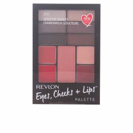 Revlon Palette eyes, cheeks + lips #200-seductive smokies 3 en 1 Sombras Ojos Colorete Brillo Labios