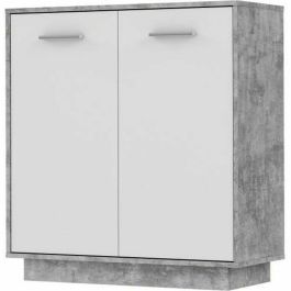 Unidad de almacenamiento PILVI con 2 puertas, Hormigón blanco y gris claro, 82,9x34,2x88,1 cm Precio: 103.4999999. SKU: S7176806