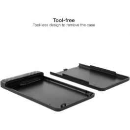CAJA HDD/SSD TOOQ TQE-2500B 2.5" SATA USB3.1 NEGRA