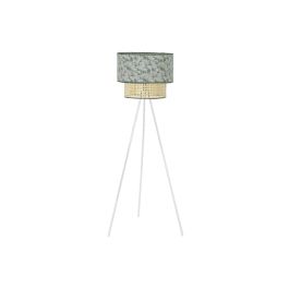 DKD Home Decor Lámpara de Pie Colonial Verde y Blanco, Diseño Palmeras y Rejilla, en Metal y Poliéster, Bombilla E27 50W, Alto 129 cm Precio: 66.50000038. SKU: S3041873