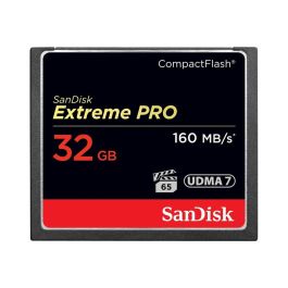 Sandisk Extreme Pro Tarjeta de Memoria CompactFlash 32GB Tipo I 160MB/s Lectura 150MB/s Escritura UDMA 7 VPG-65 Profesional Sandisk Extreme Pro Tarjeta de Memoria CompactFlash 32GB Tipo I 160MB/s Lectura 150MB/s Escritura UDMA 7 VPG-65 Profesional