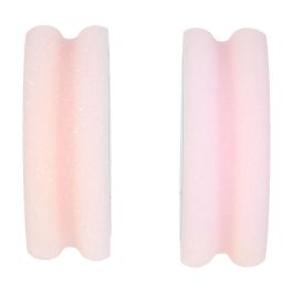 Cosmetic Club Esponja Depilatoria y Exfoliante Doble Cara Rosa y Azul 7 cm