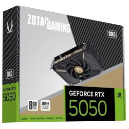 Zotac ZT-B50500G-10L Tarjeta Gráfica Gaming GeForce RTX 5050 SOLO 8GB GDDR6 PCI Express x8 5.0 2572MHz Soporte 8K