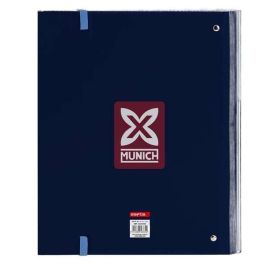 Carpeta de anillas Munich Royal Azul 27 x 32 x 3.5 cm