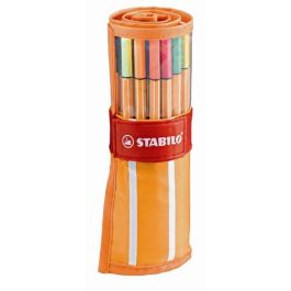 Stabilo Rotulador de punta fina Point 88, 0,4 mm, estuche de 30 unidades surtidas, tinta base agua Precio: 21.49999995. SKU: S7808498
