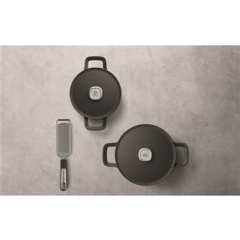 Berghoff 3950579 Cacerola Baja de 2 Asas 28cm con Tapa Apta para Inducción