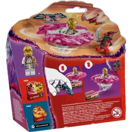 LEGO 71824 Spinner Spinjitzu Dragón de Sora Ninjago | Set Juguete con 2 Minifiguras Sora y Guerrero Dragónido +6 años