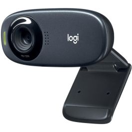 Logitech 960-001000 C310 HD 720p Webcam USB con Micrófono y Corrección Automática de Luz para Videollamadas y Streaming