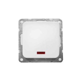 Edm Interruptor empotrar luminoso serie Term blanco 70x35x70mm, enclavamiento 20mm Precio: 3.50000002. SKU: S7916292