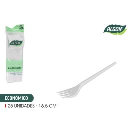 Set de 25 tenedores ecológicos Algon 16.5 cm (36 Cajas) Precio: 17.99000049. SKU: B1A2CE3ND8