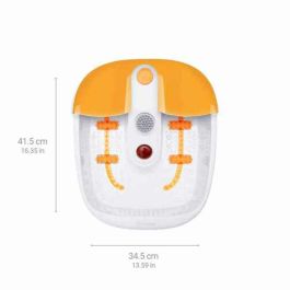 Medisana FS 883 Baño de pies con Masaje Relajante de Burbujas, Vibración, Conservación de Calor y 3 Accesorios Pedicura 80W