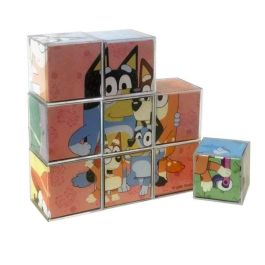 Rompecabezas bluey con 9 cubos. 21 x 22 x 6 cm Rompecabezas bluey con 9 cubos. 21 x 22 x 6 cm