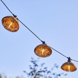 Lumisky LUM3760093548885 - Guirnalda luminosa exterior COTTAGE 5,70 m con 10 globos transparentes LED blanco cálido