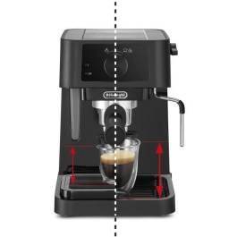 Delonghi Bomba de Espresso Solo EC235.BK con Boquilla de Vapor, Compatible con ESE - Negro