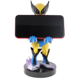 Cable Guy: Soporte y Cargador Wolverine Marvel 21cm para Mandos PS5, Xbox Series X/S y Smartphones de Exquisite Gaming