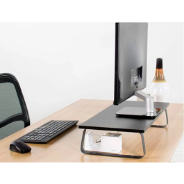 Kensington Soporte para Monitor Extraancho Hasta 32" Negro, Diseño Ergonómico para Escritorio Ordenado