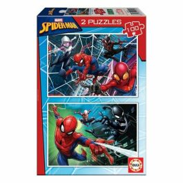 Puzzle 2x100 piezas spiderman Puzzle 2x100 piezas spiderman