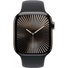 Apple Watch Series 10 GPS + Cellular 42mm Slate Titanium Case con Black Sport Band - S/M
