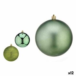 Set de Bolas de Navidad Krist+ Verde Plástico (12 Unidades)