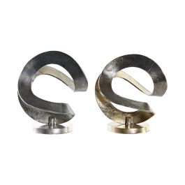 DKD Home Decor Set de 2 Piezas Decoración Moderna Dorado y Plateado Aluminio Abstracto 29 x 33 x 30 cm Precio: 58.49999947. SKU: S3038763