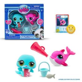 Bandai Mascotas Little Pet Shop Pack 2 Figuras con Accesorios - Modelo BF00525