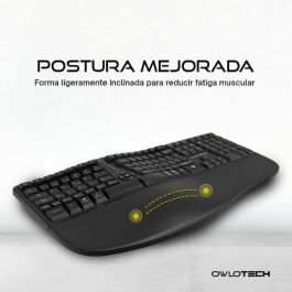 Teclado y Ratón Owlotech EK500 Negro