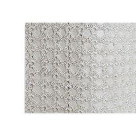 DKD Home Decor Jarrón Decorativo Moderno Isara de Resina Blanca - Ideal para Suelo o Mesa - 58 cm Alto, 12 cm Largo, 20 cm Ancho