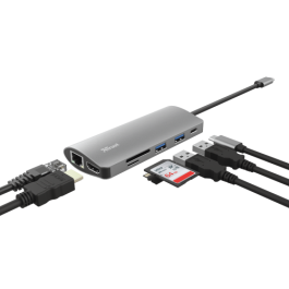 Trust Dalyx Tarjeta y Adaptador de Interfaz Interno HDMI, RJ-45, USB 3.2 Gen 1 (3.1 Gen 1) - 23775