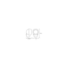 LEDVANCE LVE-4058075227835 Foco Spot LED Portátil con Sensor de Movimiento a Batería, 17Lm 3000K, Cabezal Giratorio, IP43