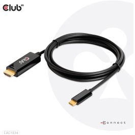 Club 3D CAC-1334 Cable HDMI a USB-C, Activo 4K60Hz, 1.8m, Negro