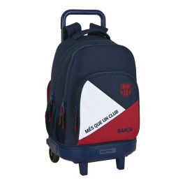 Mochila Escolar con Ruedas F.C. Barcelona Corporativa Azul Granate (33 x 45 x 22 cm) Precio: 55.50000049. SKU: S4305334