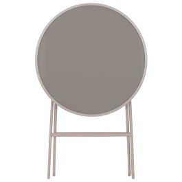Mesa Plegable Beige Elba Home Deco Factory diámetro 60 Mesa Plegable Beige Elba Home Deco Factory diámetro 60