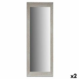 Espejo de pared 77501 Blanco 53,3 x 155 x 2 cm Madera Rectangular (2 Unidades) Espejo de pared 77501 Blanco 53,3 x 155 x 2 cm Madera Rectangular (2 Unidades)
