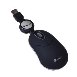 NGS SIN Ratón Óptico USB con Cable, 1000 DPI, 3 Botones, Retráctil, Negro Precio: 6.50000021. SKU: S0204174
