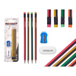 Set 3 Lapiceros Pincello con Goma y Sacapuntas - 8x24.5x1.2 cm, Colores Variados (48 Unidades) Precio: 42.69000032. SKU: B15WTC497Z