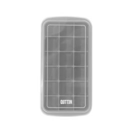 Quttin Cubitera Flex 18 Cubitos XXL con Tapa, 23.9x12.3x3.7 cm (24 Unidades)
