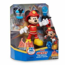 Disney MCC20 - Figura Articulada de Mickey Mouse Fire 15 cm, Juguete Infantil para Niños +3 Años
