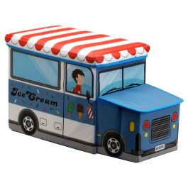 Jeux 2 momes Caja-Puf Orden 57x25 Furgoneta Infantil para Juguetes y Asiento Altura 32 cm Precio: 12.50000059. SKU: B135CPC4FR