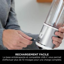 Ninja BC151EUWH Blast - Batidora de Vaso Portátil Inalámbrica en Color Blanco