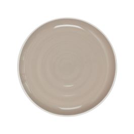 Home Deco Factory Plato Cerámica Beige Bicolor Diámetro 20 cm Precio: 2.98999954. SKU: B1HE9NRZ7V