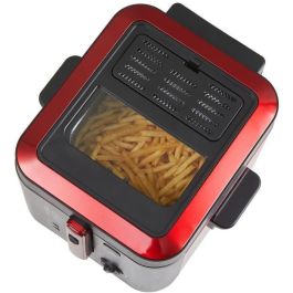 Brandt FRI25R Freidora eléctrica Depósito fijo, 2,5 L aceite, para 1kg patatas fritas, Ventana de control, Rojo/Negro Brandt FRI25R Freidora eléctrica Depósito fijo, 2,5 L aceite, para 1kg patatas fritas, Ventana de control, Rojo/Negro