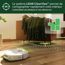 iRobot IRO5061042262905 Roomba Plus 405 Combo Robot AutoWash Base multifunción Lava y seca LiDAR Clearview