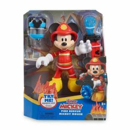 Disney MCC20 - Figura Articulada de Mickey Mouse Fire 15 cm, Juguete Infantil para Niños +3 Años