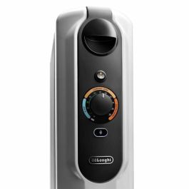 Delonghi DEL8004399021501 Radiador de Aceite 1500 W Móvil Hasta 45 m² con Función Antihielo Gris