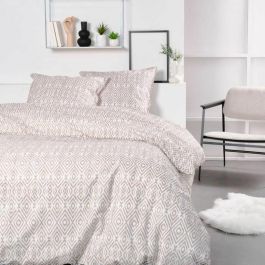 Juego de cama doble -TODAY - 240x200 cm - 100% Algodón - Beige y Blanco Precio: 41.7899999. SKU: B19XN3N6JJ